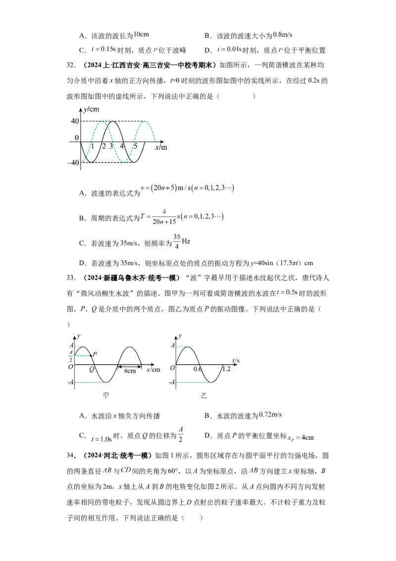 专题10图像问题60题专练（原卷版）_2025高中物理模型方法技巧高三复习专题练习讲义_高考物理图像与方法
