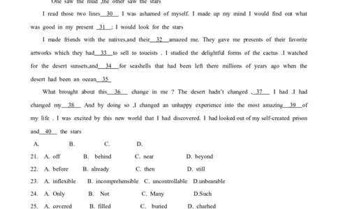 2016年高考英语试卷（浙江）（6月）（解析卷）_英语历年高考真题_新&middot;Word版2008-2025&middot;高考英语真题_英语（按试卷类型分类）2008-2025_自主命题卷&middot;英语（2008-2025）