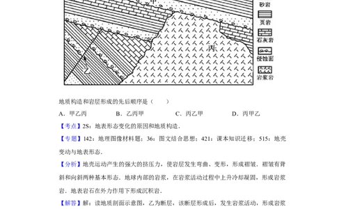 2017年高考地理试卷（江苏）（解析卷）_地理历年高考真题_新&middot;Word版2008-2025&middot;高考地理真题_地理（按年份分类）2008-2025_2017&middot;地理高考真题