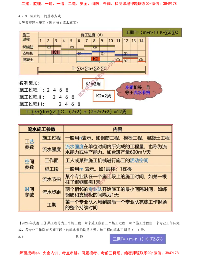 37-第4章-4.2.3-流水施工的基本方式（二）_2026年一级建造师_2026年一建管理_2025年一建管理SVIP_02-基础精讲✿高端面授✿深度强化_17-管理《教材精讲班》金月SMR推荐
