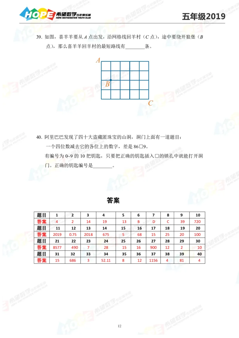 2024年5年级完整版_希望杯IHC
