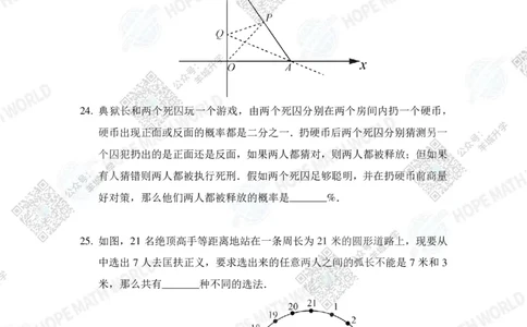 HMTC2023-I个人赛-A-8年级_希望杯IHC