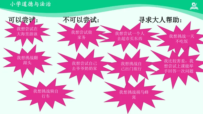 1挑战第一次_课件_二年级上下册资料_小学二年级学习资料-25年更新版_2-08、小学二年级道德与法治下册_课时练与课件