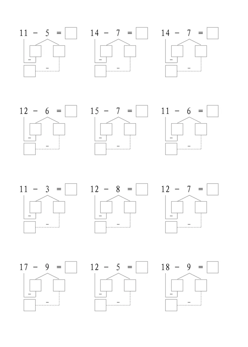 平十法3共17页_幼小衔接全套_7.幼小衔接全套_02、数学_2、凑十法借十法平十法破十法_1、平十法85页
