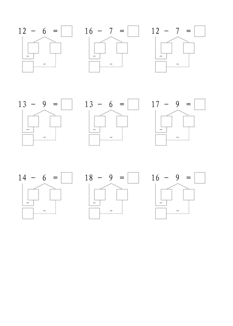 平十法3共17页_幼小衔接全套_7.幼小衔接全套_02、数学_2、凑十法借十法平十法破十法_1、平十法85页