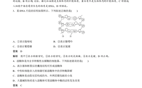 2020年高考生物试卷（浙江）7月（解析卷）_生物历年高考真题_新&middot;PDF版2008-2025&middot;高考生物真题_生物（按年份分类）2008-2025_2020&middot;高考生物真题