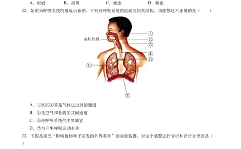 生物（湖南省卷）（考试版A4）_2025年初中《中考第一次模拟》全国各地区模拟卷（8科全）(1)_2025年《中考第一次模拟卷》初中生物_湖南&radic;