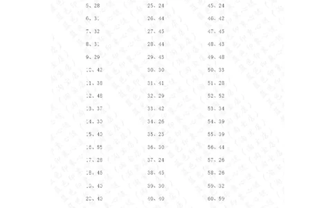 100以内减法第1-20篇答案_小学数学口算竖式脱式计算应用题一二三四五六年级上下册电_小学数学口算题库电子版（1-6）_小学数学口算一年级_口算题适合1年级(含答案）