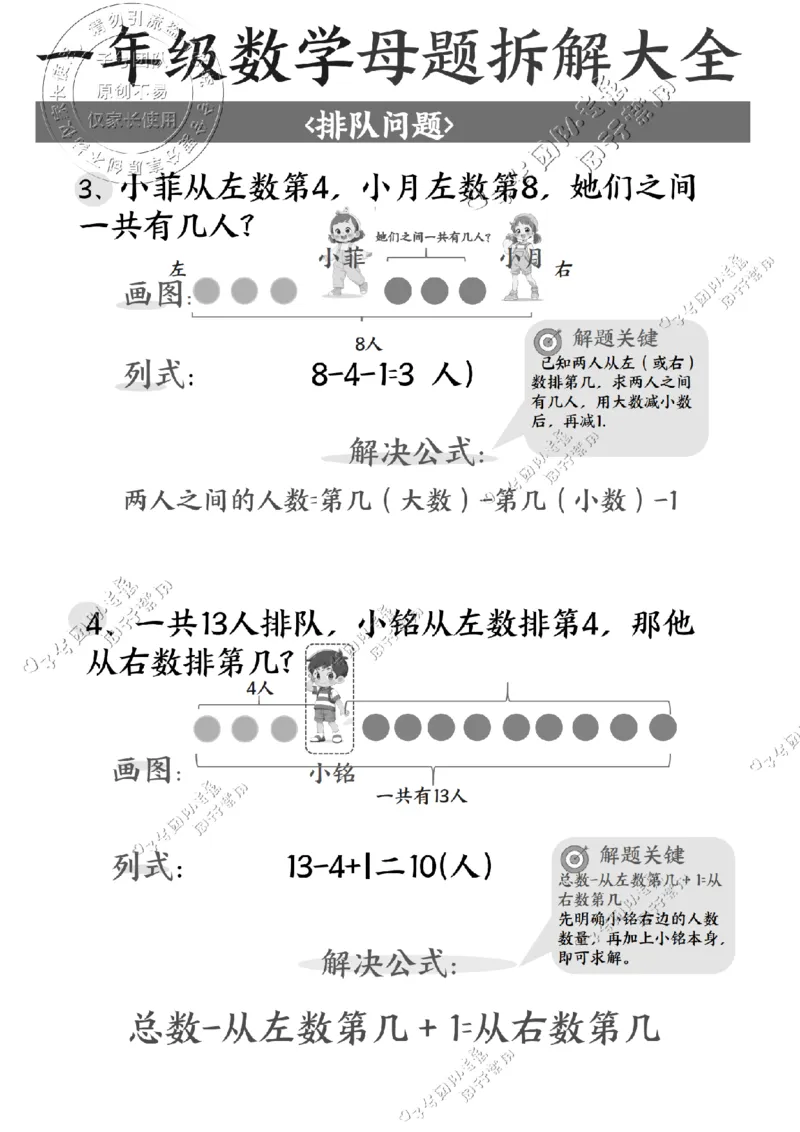 一年级数学母题拆解大全_纯图版(1)_小学全网线上同款资料_36号文件速算_速算_速算和思维