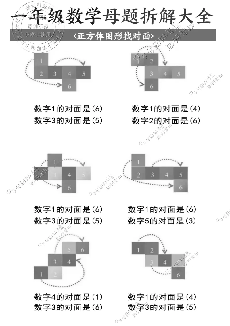 一年级数学母题拆解大全_纯图版(1)_小学全网线上同款资料_36号文件速算_速算_速算和思维