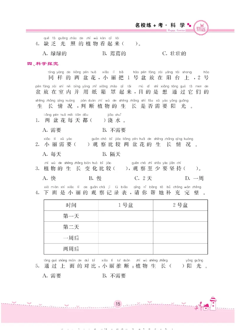 一下_2024年人教版小学数学一二三四五六年级上册下册期中期末试a0747_小学全科《同步练习+精品试卷》打包下载（1-6年级单元月考期中期末试卷）_小学科学_《名校练加考》1-6上下册