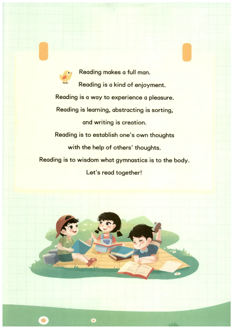 小学3-4年级英语晨读美文_英语晨读美文