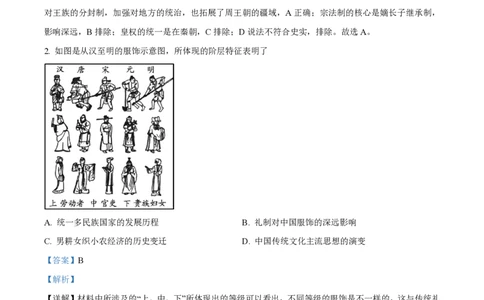2020年高考历史试卷（海南）（解析卷）_历史历年高考真题_新&middot;PDF版2008-2025&middot;高考历史真题_历史（按省份分类）2008-2025_2008-2024&middot;（海南）历史高考真题