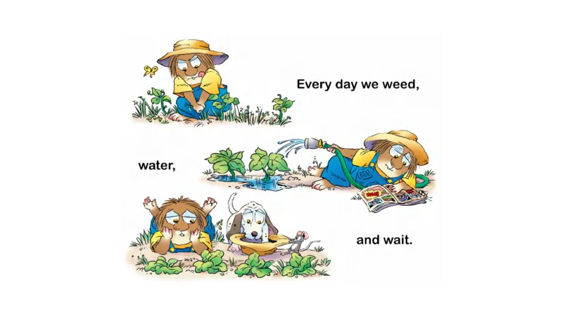 12.Agreengreengarden_Frank（小毛怪）老师爆笑阅读单词课（50个故事3000词）_小炸毛爆笑故事单词课课件