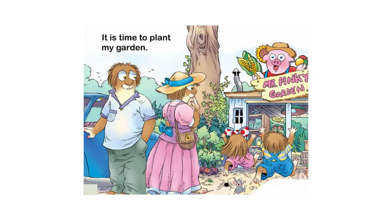 12.Agreengreengarden_Frank（小毛怪）老师爆笑阅读单词课（50个故事3000词）_小炸毛爆笑故事单词课课件