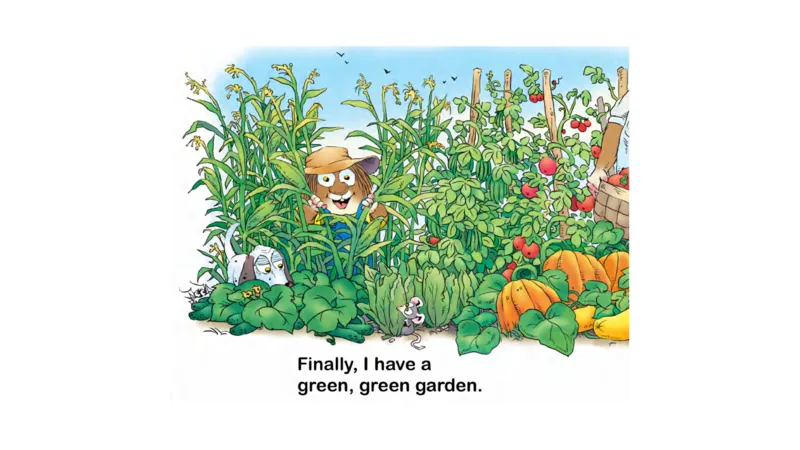 12.Agreengreengarden_Frank（小毛怪）老师爆笑阅读单词课（50个故事3000词）_小炸毛爆笑故事单词课课件