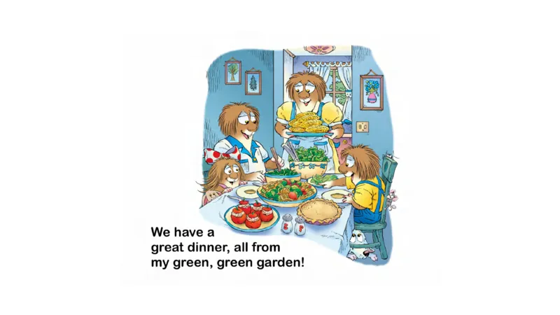 12.Agreengreengarden_Frank（小毛怪）老师爆笑阅读单词课（50个故事3000词）_小炸毛爆笑故事单词课课件