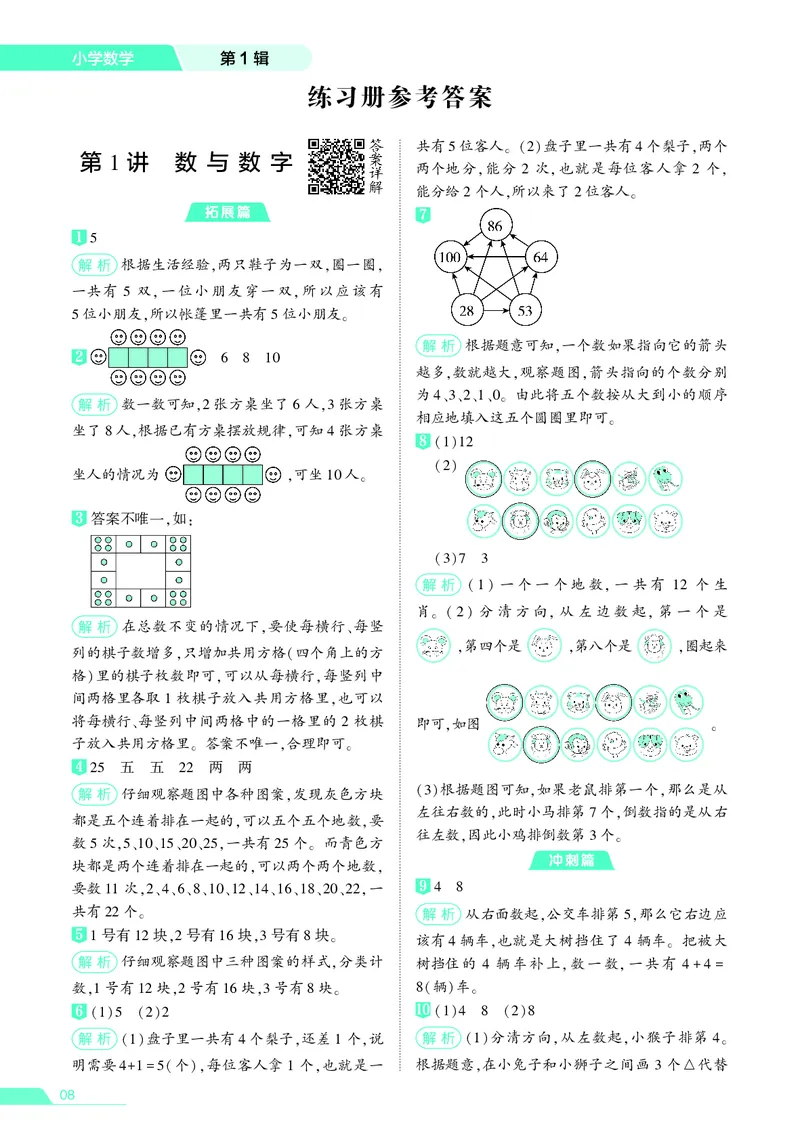 25秋7星学霸小学数学通用版第1辑(1)