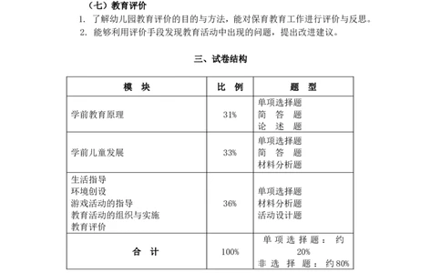 《保教知识与能力》(幼儿园）_中小学教师资格考试资料