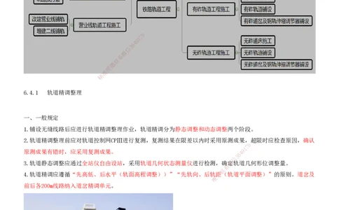 08.42-第6章-6.4、6.5-轨道精调整理及预打磨、营业线轨道工程施工_2026年一级建造师_2026年一建铁路_2025年一建铁路SVIP_02-基础精讲✿高端面授✿深度强化_06.第六章