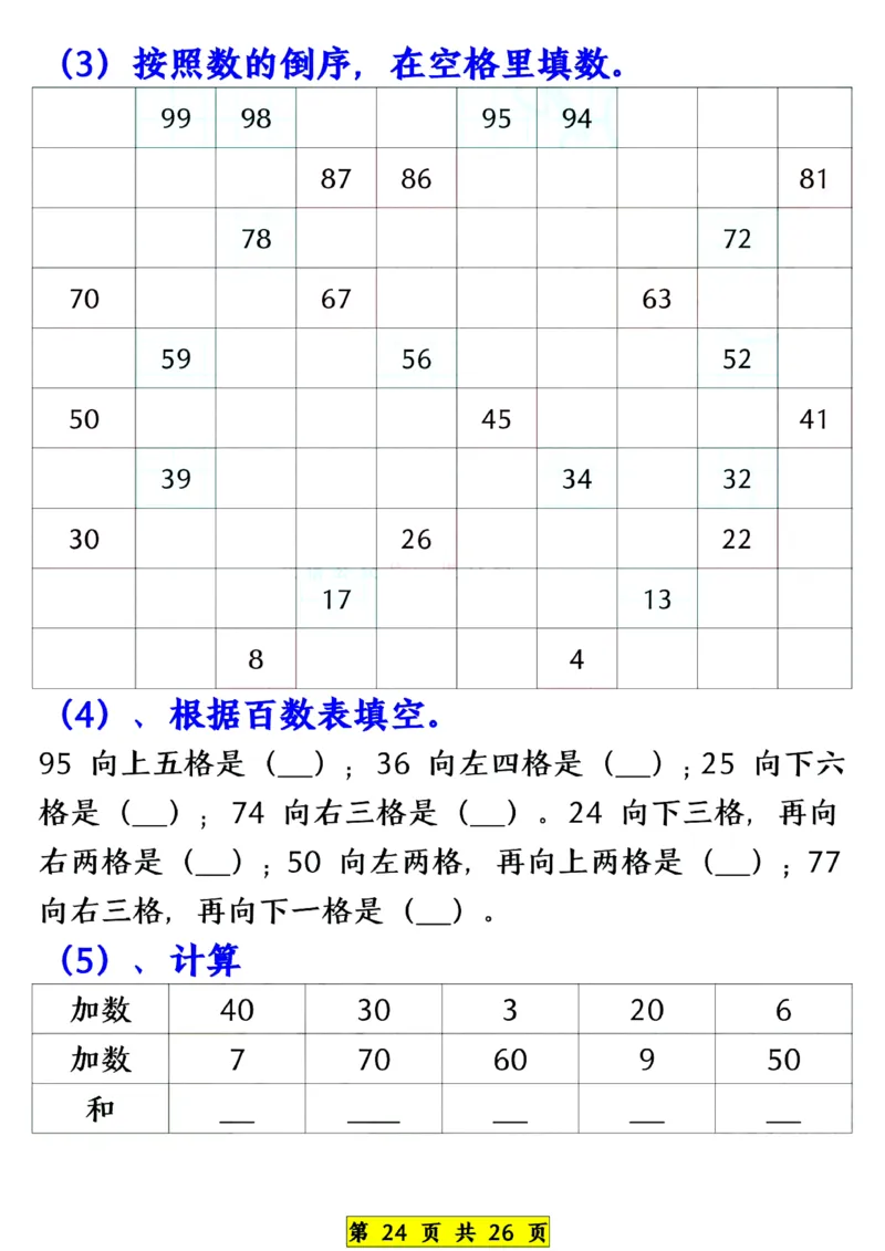 1139一年级下册数学期中常考六大专项练习(1)(1)_一年级上下册资料_一年级下册小红书同款资料_一下数学_25年一下数学资料