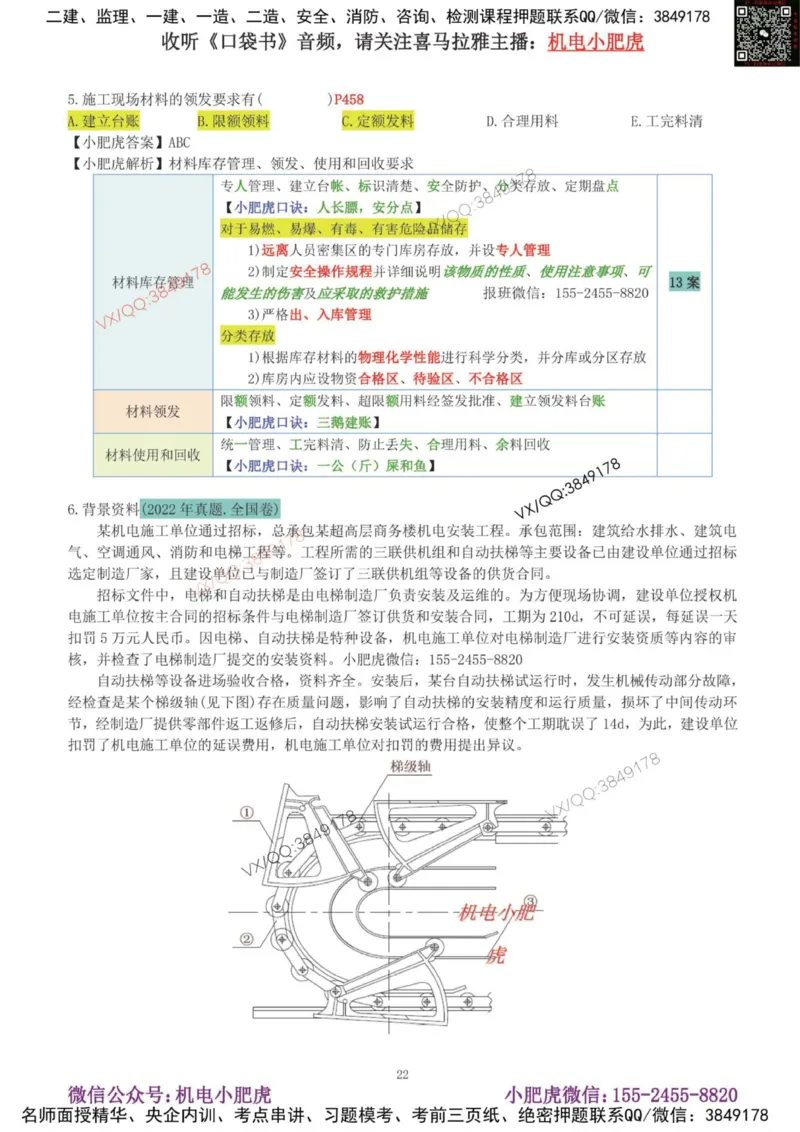 02-增值服务（4）答案_2026年一级建造师_2026年一建机电_2025年一建机电SVIP_04-冲刺串讲✿考点强化✿小灶集训_17-机电《案例百题斩》小肥虎SMR_增值服务