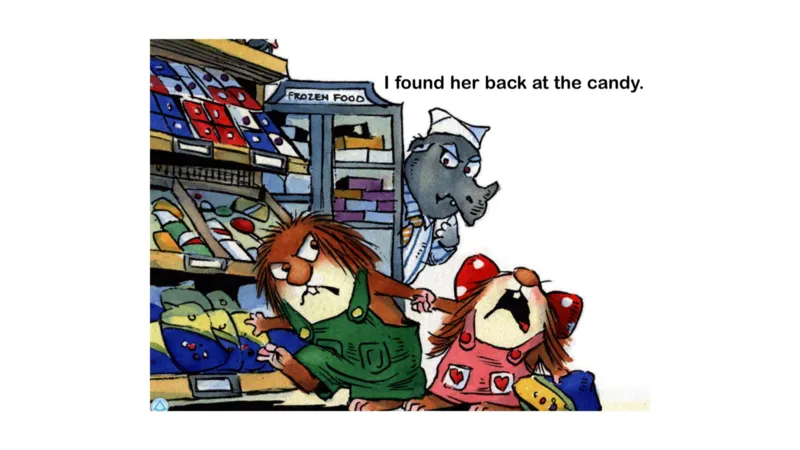 21.Justshoppingwithmom_Frank（小毛怪）老师爆笑阅读单词课（50个故事3000词）_小炸毛爆笑故事单词课课件