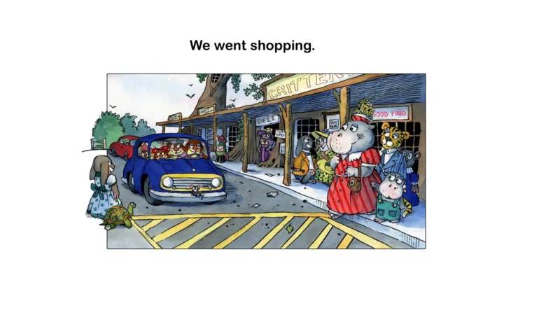 21.Justshoppingwithmom_Frank（小毛怪）老师爆笑阅读单词课（50个故事3000词）_小炸毛爆笑故事单词课课件