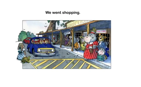 21.Justshoppingwithmom_Frank（小毛怪）老师爆笑阅读单词课（50个故事3000词）_小炸毛爆笑故事单词课课件