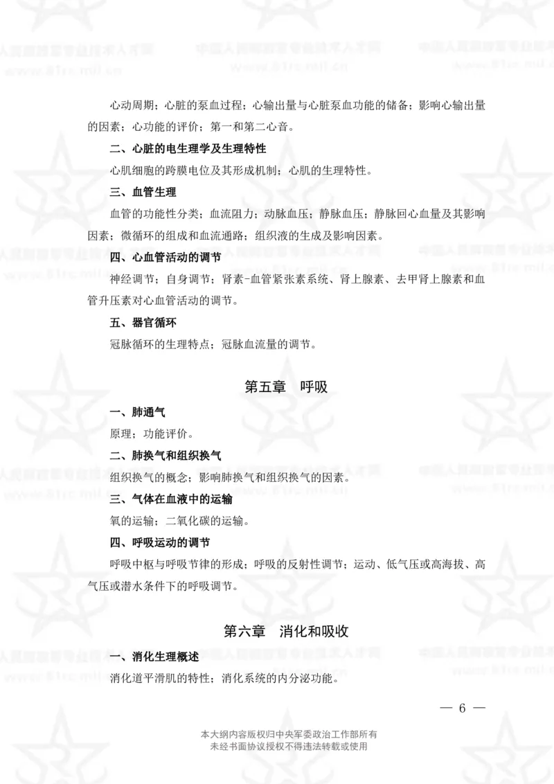 20、护理学专业科目考试大纲_军队文职(1)_08.备考分数线等信息_新版军队文职考试大纲