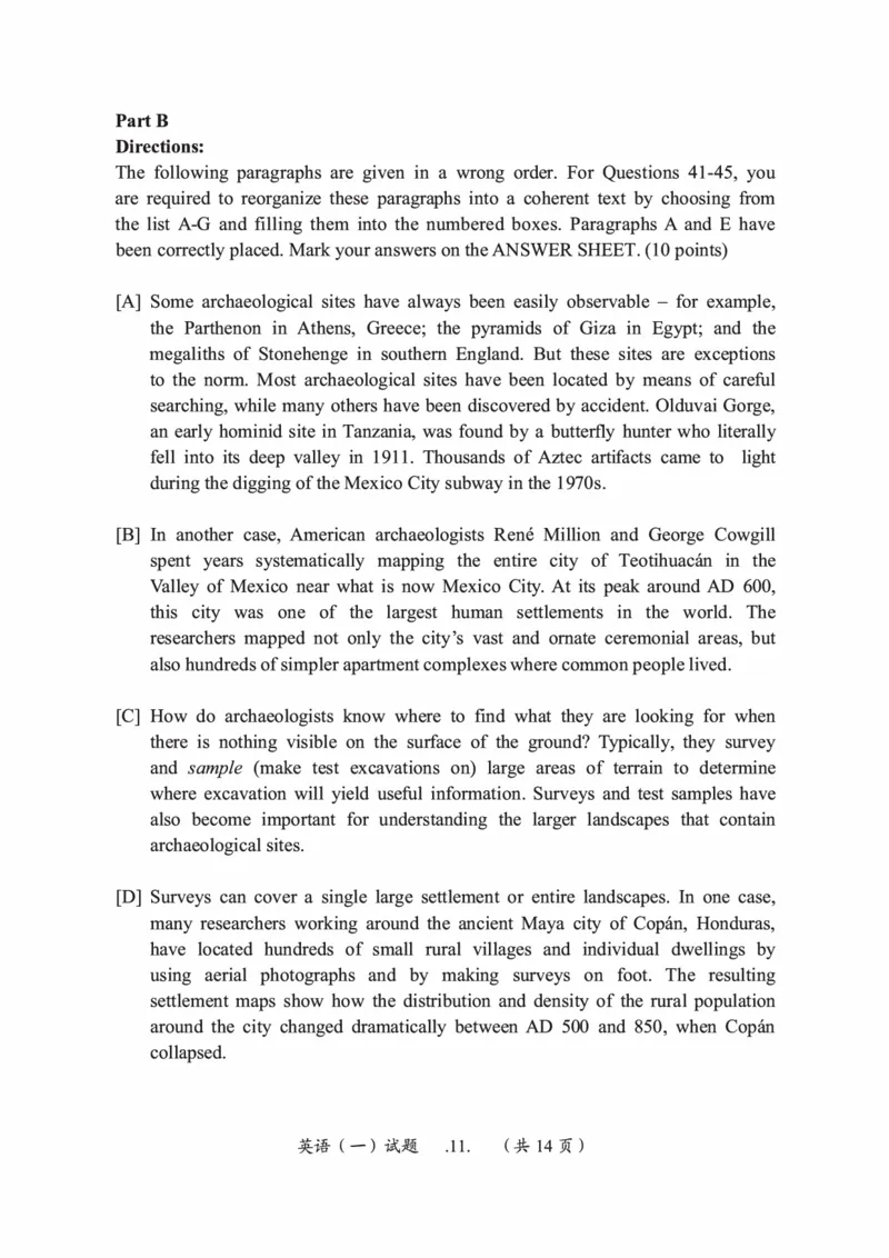 2014年考研英语一真题可复制搜索查词_考研英语真题_考研英语（一）历年真题_❤️2.2010-2024年考研英语一真题及解析_01、真题部分