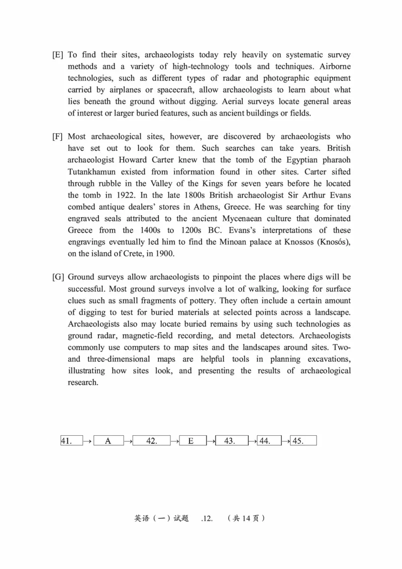 2014年考研英语一真题可复制搜索查词_考研英语真题_考研英语（一）历年真题_❤️2.2010-2024年考研英语一真题及解析_01、真题部分