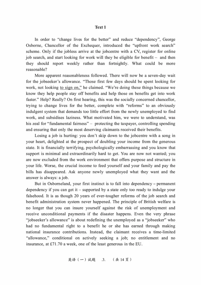 2014年考研英语一真题可复制搜索查词_考研英语真题_考研英语（一）历年真题_❤️2.2010-2024年考研英语一真题及解析_01、真题部分