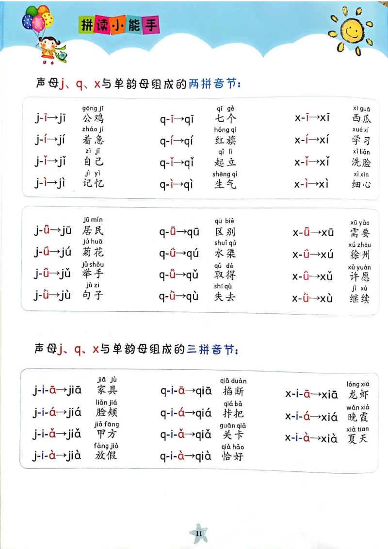 拼音～我是拼读小能手_幼小衔接全套_幼小衔接资料大全_幼小衔接资料1️⃣_幼小衔接语文_拼音