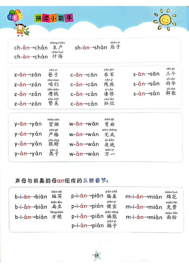 拼音～我是拼读小能手_幼小衔接全套_幼小衔接资料大全_幼小衔接资料1️⃣_幼小衔接语文_拼音