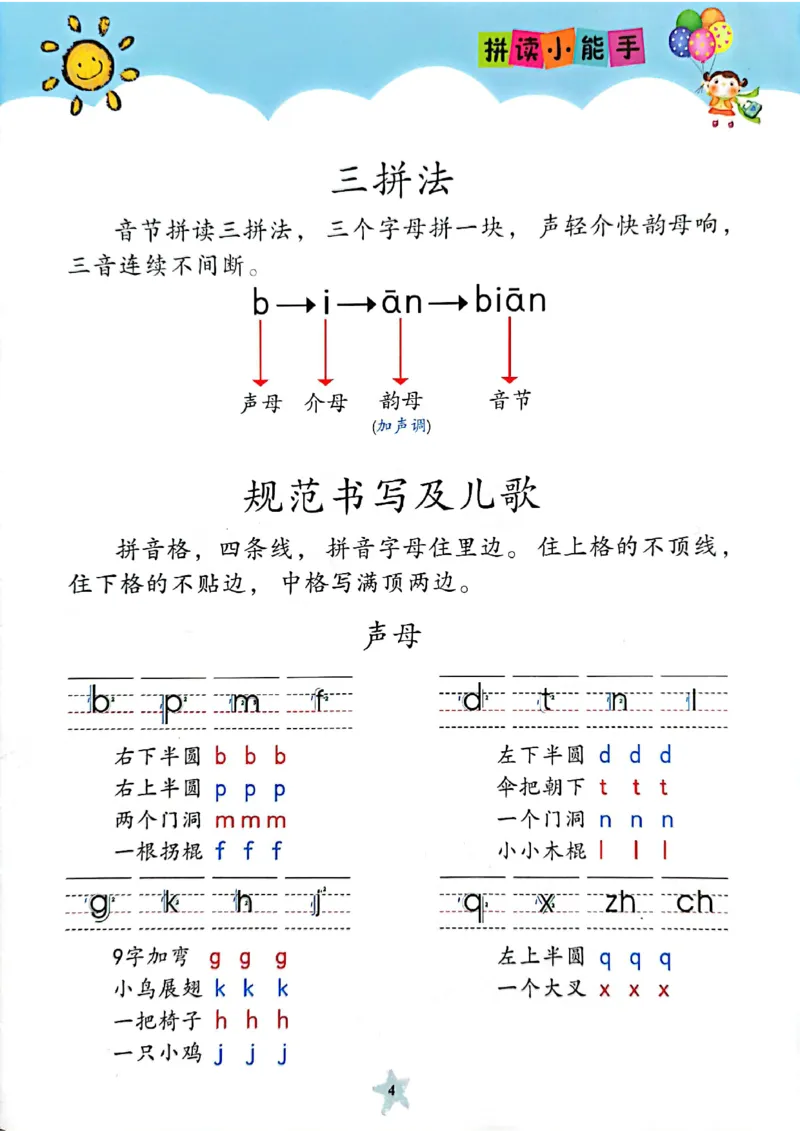 拼音～我是拼读小能手_幼小衔接全套_幼小衔接资料大全_幼小衔接资料1️⃣_幼小衔接语文_拼音