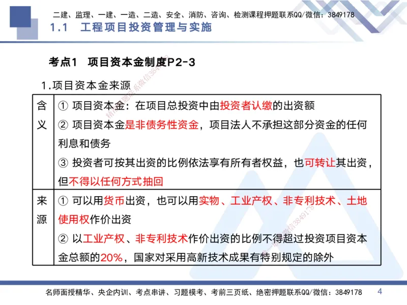 01.2025黄雨诗-考点专项突破-管理1_2026年一级建造师_2026年一建管理_2025年一建管理SVIP_02-基础精讲✿高端面授✿深度强化_41-管理《考点专项突破》黄雨诗HX_讲义