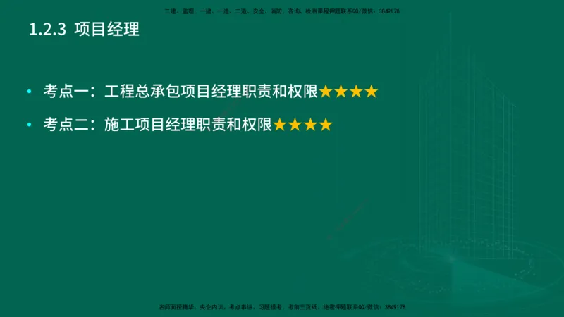 25年一建《项目管理》大V精讲第1章讲义在线版_2026年一级建造师_2026年一建管理_2025年一建管理SVIP_02-基础精讲✿高端面授✿深度强化_30-管理《强化精讲班》许名标YL