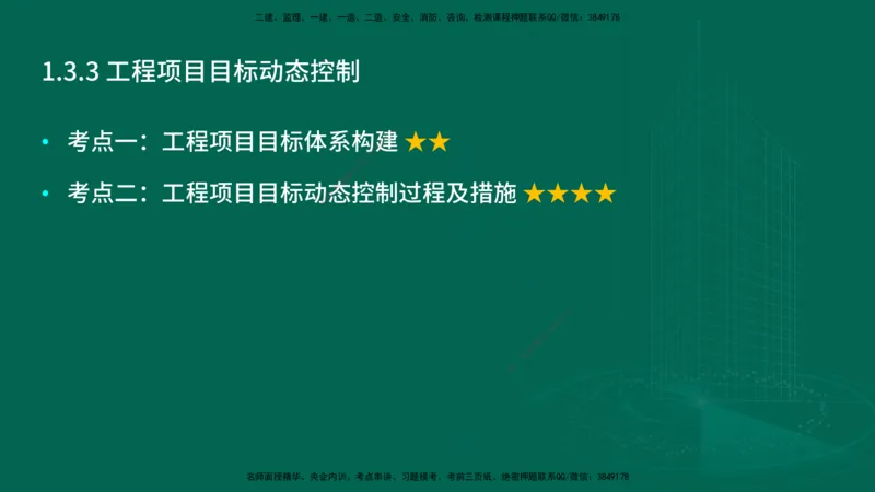 25年一建《项目管理》大V精讲第1章讲义在线版_2026年一级建造师_2026年一建管理_2025年一建管理SVIP_02-基础精讲✿高端面授✿深度强化_30-管理《强化精讲班》许名标YL