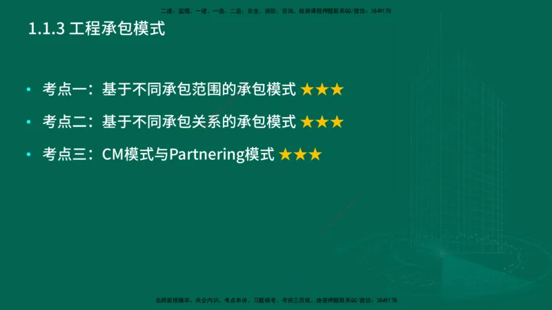 25年一建《项目管理》大V精讲第1章讲义在线版_2026年一级建造师_2026年一建管理_2025年一建管理SVIP_02-基础精讲✿高端面授✿深度强化_30-管理《强化精讲班》许名标YL