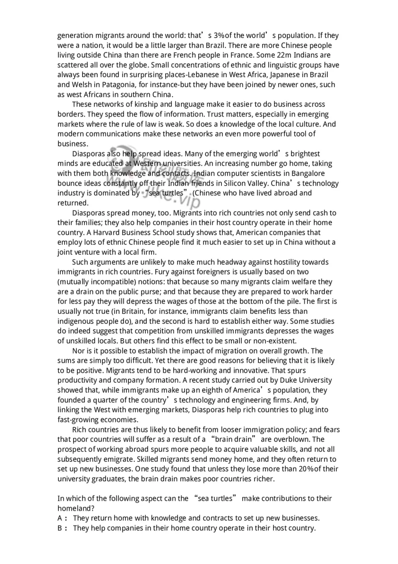 340501-阅读理解1-174339_军队文职(1)_01.军队文职真题-专业课_（全）版本一（历年真题+章节练习+模拟题）_英语言文学(军队文职)_章节练习_纯题目