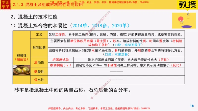 13-混凝土的性能和应用_2026年一级建造师_2026年一建建筑_2025年一建建筑SVIP_02-基础精讲✿高端面授✿深度强化_08-建筑《超级精讲班》栗子XJ_25精讲讲义