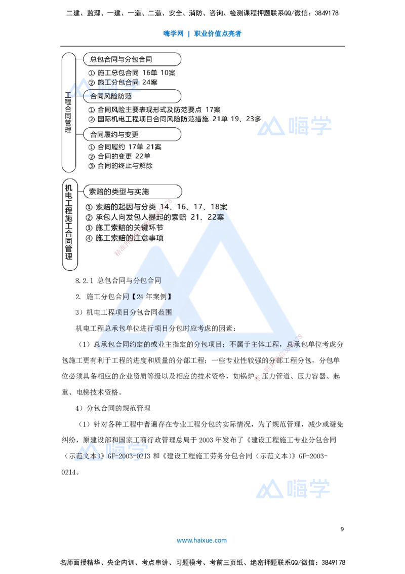 09.2025朱培浩-名师冲刺特训-（9）机电工程项目管理实务1_2026年一级建造师_2026年一建机电_2025年一建机电SVIP_04-冲刺串讲✿考点强化✿小灶集训_59-机电《名师冲刺特训》朱培浩HX