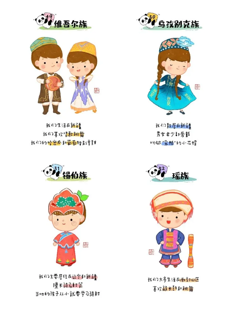 56个民族图鉴_语文试卷