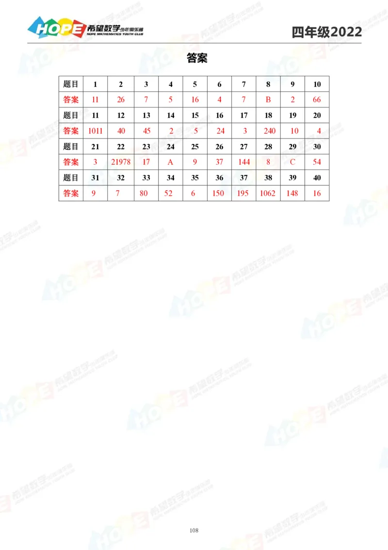 2024年4年级完整版_希望杯IHC