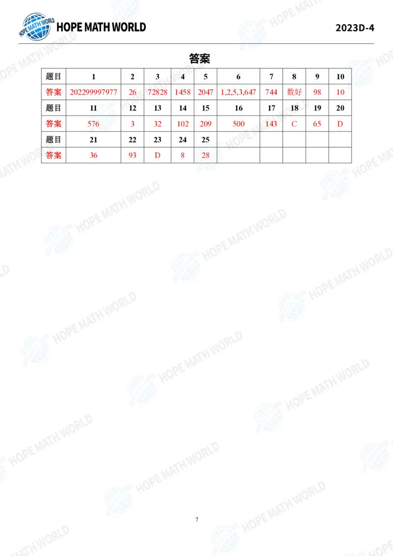 2024年4年级完整版_希望杯IHC