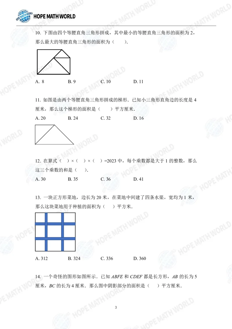 2024年4年级完整版_希望杯IHC
