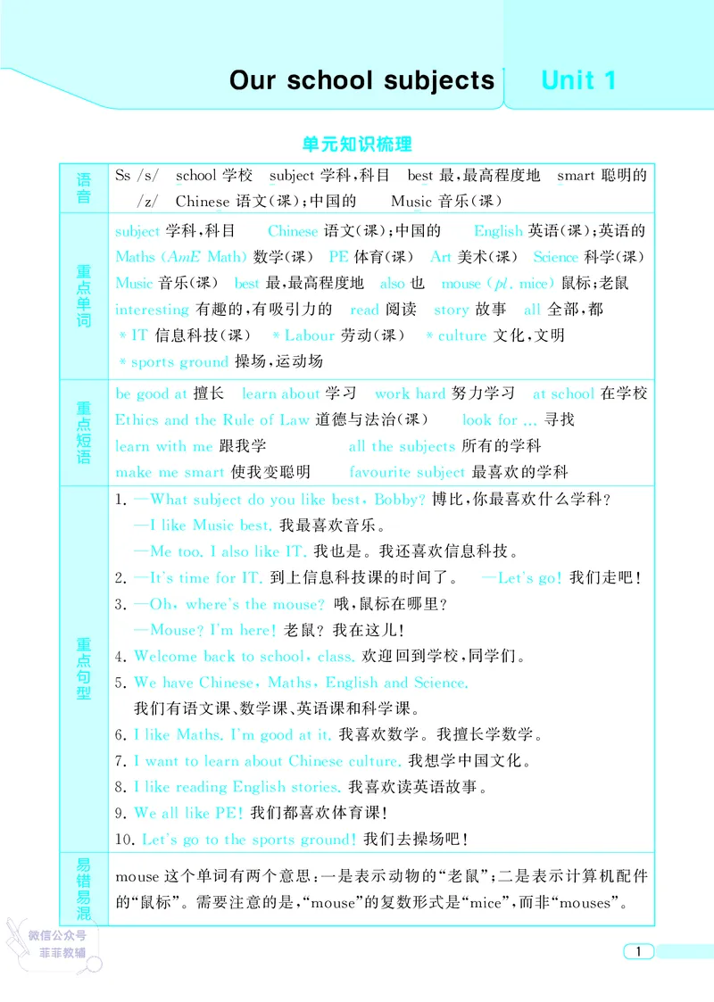 25秋4星学霸提高班小学英语JS四年级上