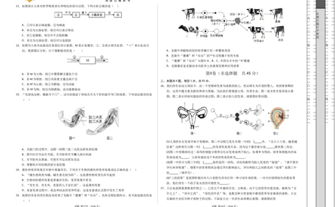 生物（贵州卷）（考试版A3）_2025年初中《中考第一次模拟》全国各地区模拟卷（8科全）(1)_2025年《中考第一次模拟卷》初中生物_贵州&radic;