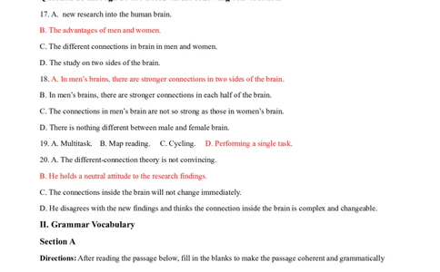 2019年高考英语试卷（上海）（春考）（解析卷）_英语历年高考真题_新&middot;Word版2008-2025&middot;高考英语真题_英语（按年份分类）2008-2025_2019&middot;高考英语真题